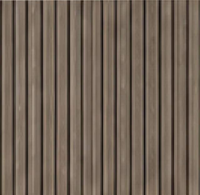 Fluted wood